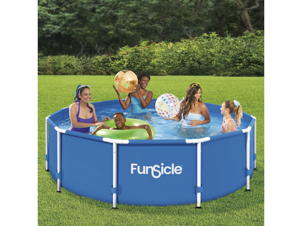 Piscina tubular redonda "Auria" - 305 x 76 cm - Azul