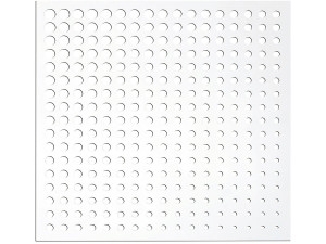 Panel decorativo - «Moon» - Lote de 5 - 1,00 x 1,00 m - Blanco