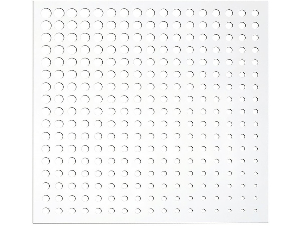 Panel decorativo - «Moon» - Lote de 5 - 1,00 x 1,00 m - Blanco