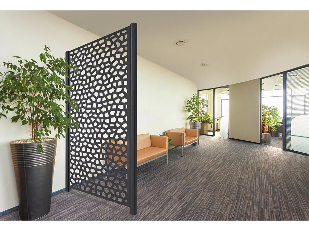 Panel decorativo - "Mosaico" - Paquete de 5 - 1,00 x 2,00 m - Blanco