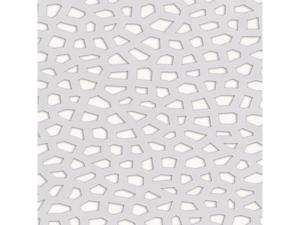 Panel decorativo - "Mosaico" - Paquete de 5 - 1,00 x 2,00 m - Blanco