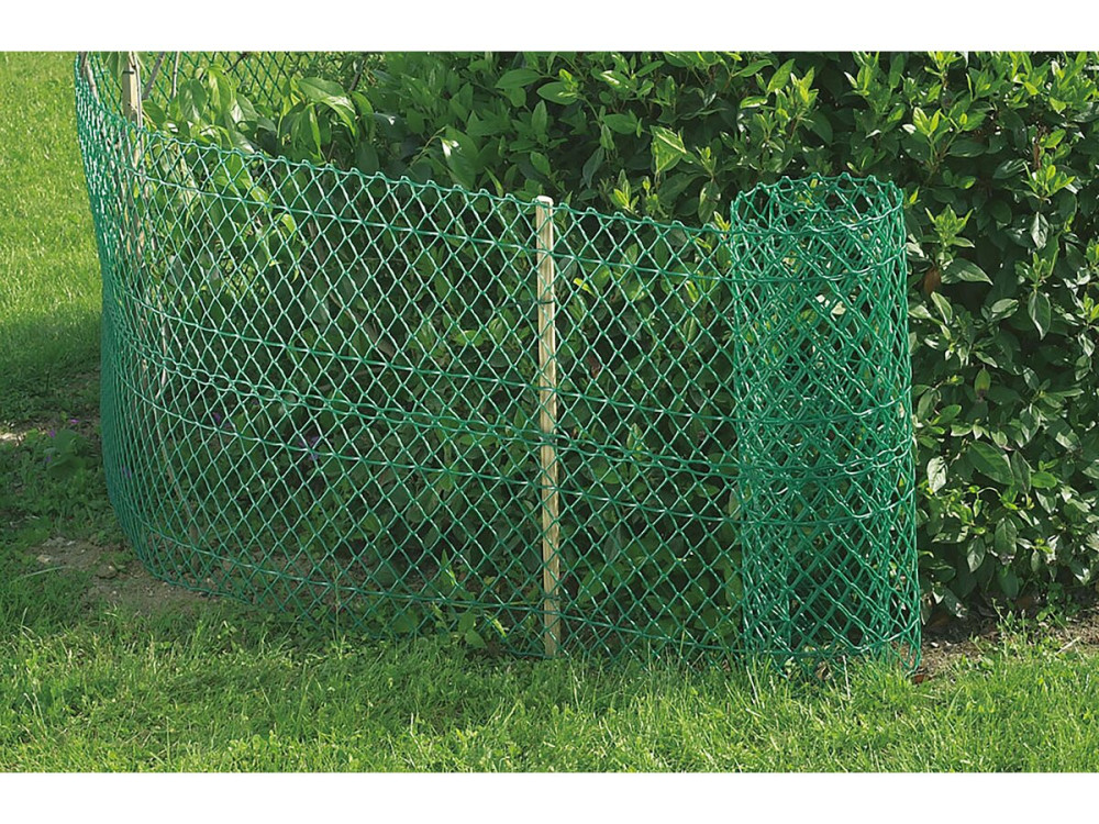 Malla de plástico - "Floranet" - 0,40 x 25 m - Verde