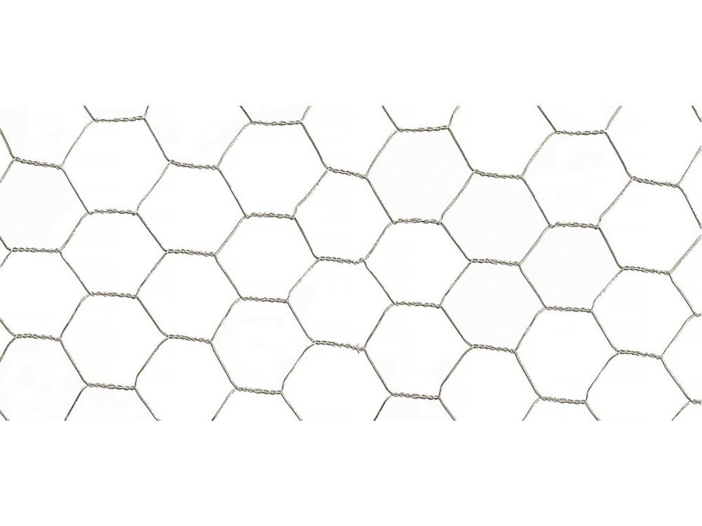 Malla metálica - «Galvanex» - 1,00 x 25 m - Gris