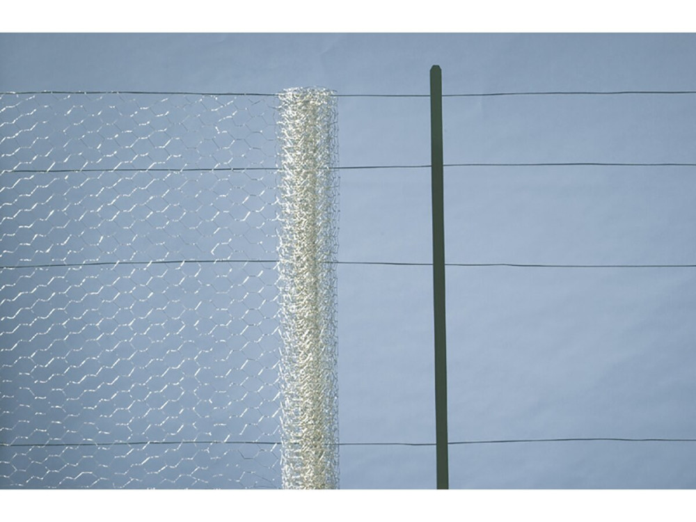 Malla metálica - «Galvanex» - 1,00 x 25 m - Gris