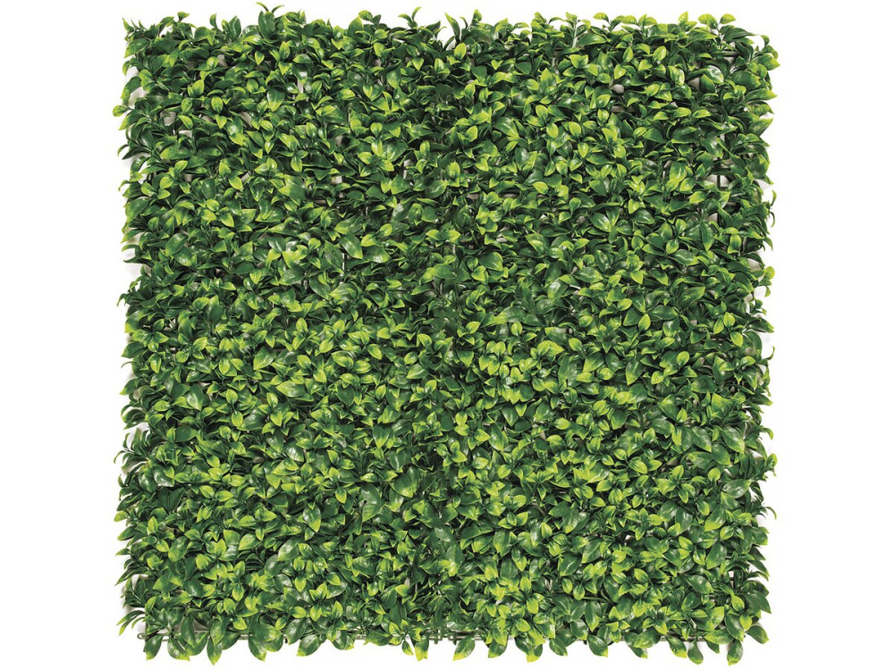 Panel de césped - "Lauro vertical" - Lote de 6 - 1,00 x 1,00 m - Verde