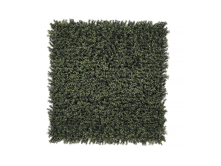 Panel vegetal "Buxus vertical" - Lote de 4 - 1,00 x 1,00 m - Verde