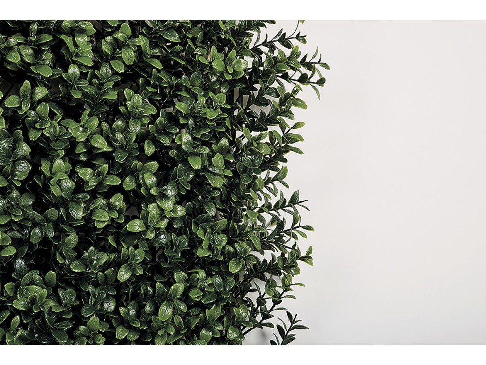Panel vegetal "Buxus vertical" - Lote de 4 - 1,00 x 1,00 m - Verde