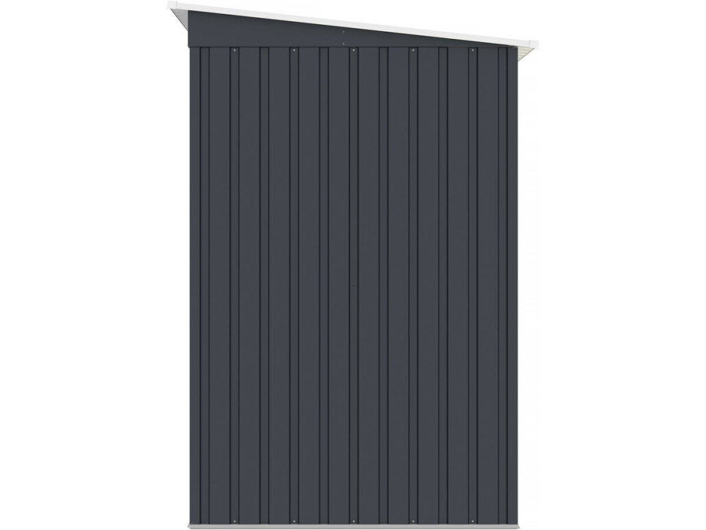 Caseta de jardín metálica de una vertiente "Austin" 2,43 m2 - Gris
