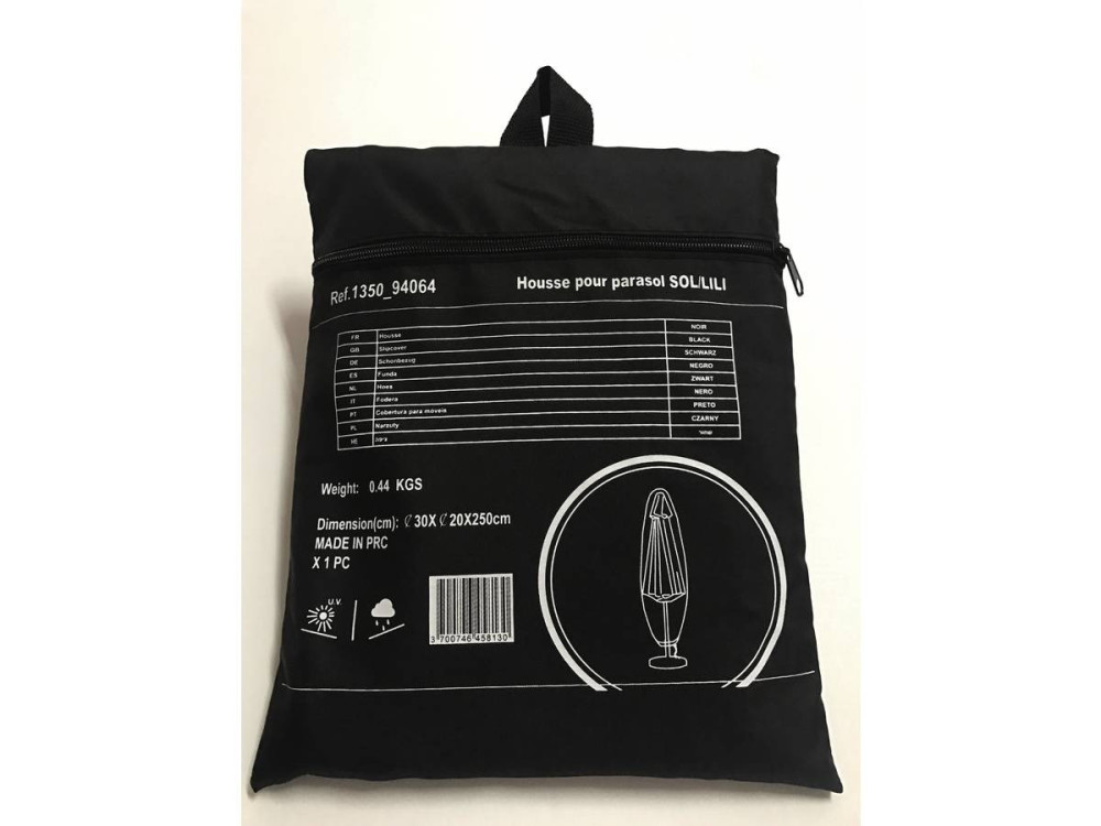 Funda de protección para parasol Sol et Lili - Negro