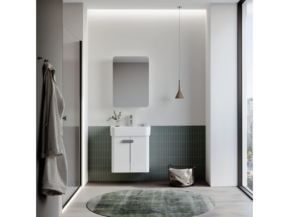 Mueble para lavabo «Orbit 55» - 55 x 38 x 62 cm - Blanco