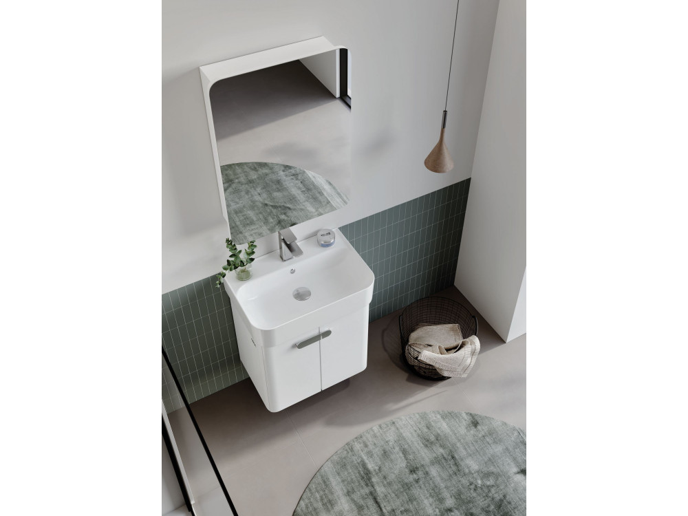 Mueble para lavabo «Orbit 55» - 55 x 38 x 62 cm - Blanco