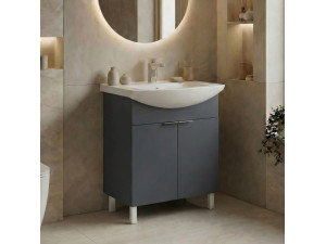 Mueble para lavabo «Purus 65» - 65 x 50 x 83 cm - Antracita mate 2
