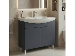 Mueble para lavabo «Purus 80» - 80 x 50 x 83 cm - Antracita mate 2