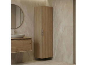 Mueble de baño «Purus Desna 40» - 40 x 32 x 138 cm - Roble Sonomo 2