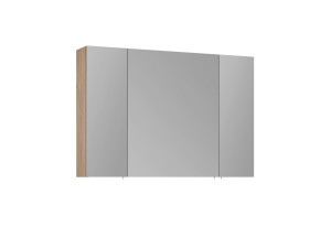 Mueble de baño con espejo «Side 100» - 100 x 16 x 66 cm - Roble