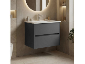 Mueble para lavabo «Side 65 v2» - 65 x 45 x 52 cm - Antracita mate 2