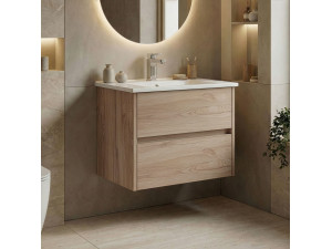 Mueble para lavabo «Side 65 v2» - 65 x 45 x 52 cm - Roble 2