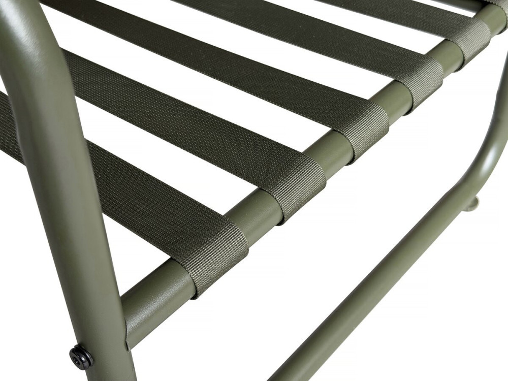 Conjunto de muebles de jardín de metal "Sora" con cojines - 4 plazas - Verde
