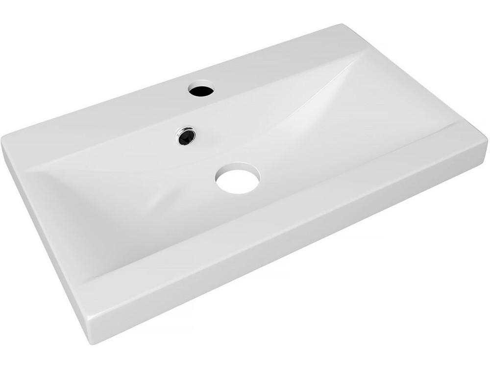 Mueble de cuarto de baño "Paros" - 3 piezas - Marrón/Negro