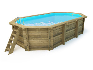 Piscina de madera "Havana" 7.57 x 4.07 x 1.44 m 2