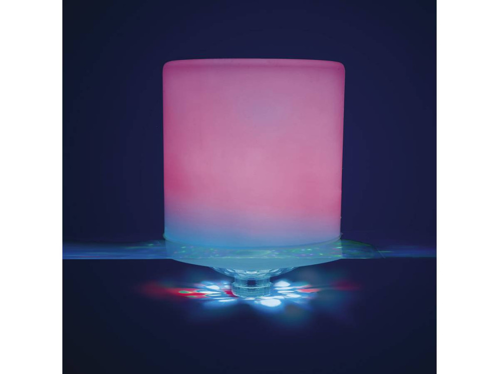 Cilindro LED flotante - ø 12,7 x 17,5 cm