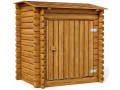 Caja de filtro de piscina "Keny" de madera tratada - 120 x 95 x 126 cm