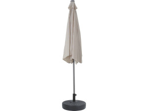 Parasol de Jardín Aluminio “Sol” – Crudo - Ø3m con base 2