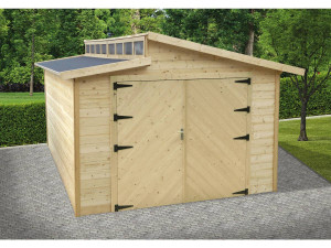 Garaje de madera "Torino" - 20,88 m2 - 3,64 x 5,74 x 2,92 m - 28 mm 2