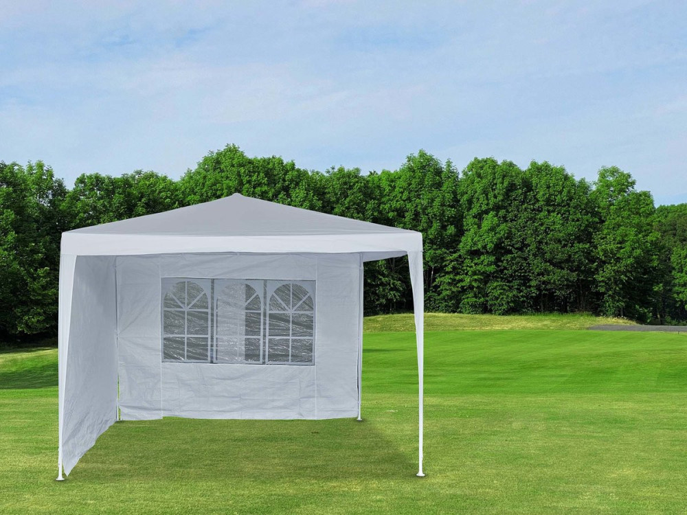 Lona blanca para carpa de recepción - Partición para cenador - 1,9 x 2,9 m
