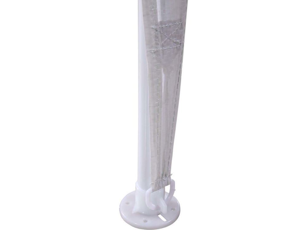 Lona blanca para carpa de recepción - Partición para cenador - 1,9 x 2,9 m