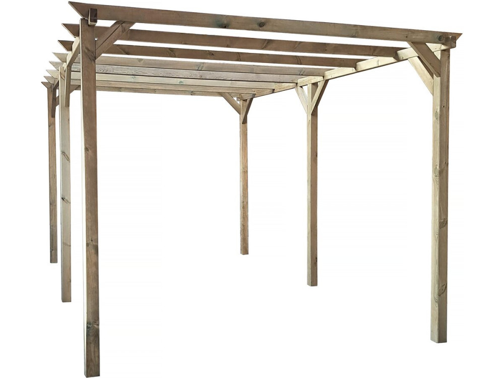 Sucá de madera de 3 x 5 m con tela - Kosher lemaehadrin - Skhah No incluido