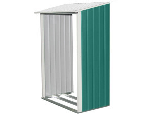 Caseta de metal Rosas 2,71 m²con leñero 2