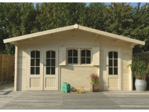 Caseta de jardín de madera "Rostock" - 22,04 m² - 5,68 x 3,88 x 2,75 m - 40 mm 2