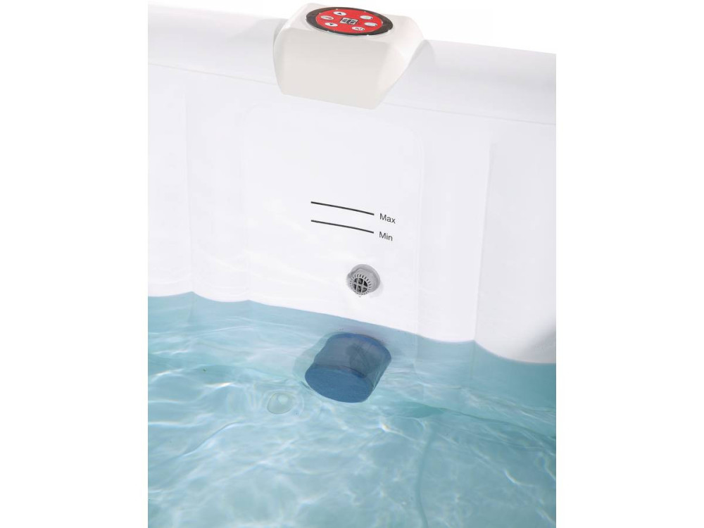 Spa hinchable Nice en PVC - 6 plazas - Marron/crema