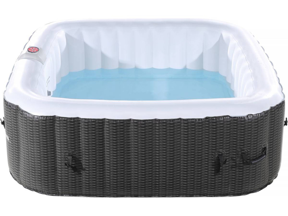 Spa hinchable Nice en PVC - 6 plazas - Marron/crema