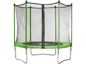 Cama elástica "Yoopi" - Ø 1.8 m - con red + escalera + cubierta de protección + kit de anclaje 2