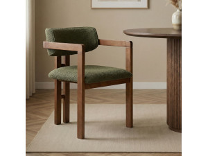 Silla de madera "Toscana" - 54 x 54 x 76 cm - Verde 2