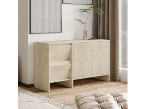 Aparador de madera "Laris 130" - 130 x 44 x 82 cm - Travertino 2