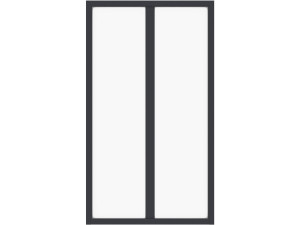 Cubierta de aluminio para taller «Panorama» - 60 x 105 cm - Negro