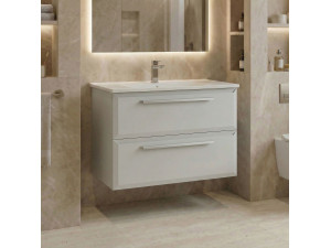 Mueble para lavabo «Nuvola 80 v2» - 80 x 50 x 62 cm - Cashmere 2