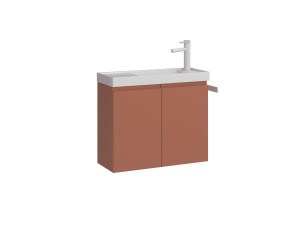 Mueble para lavabo «Ferla 60» - 60 x 22 x 50 cm - Canela mate