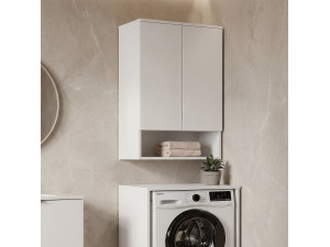 Armario de baño «Bosco Lume 70» - 70 x 36 x 100 cm - Blanco mate 2