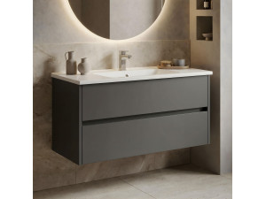 Mueble para lavabo «Arno 100» - 100 x 45 x 52 cm - Antracita 2