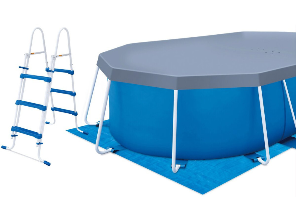 Piscina tubular ovalada "Tina" - 4,24 x 2,50 x 1 m