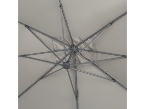 Parasol Lateral de jardín en aluminio - Sun 4- Rectangular- 3 x 4 m - lastre incluido 2