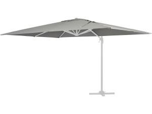Tela de recambio para el parasol "Sun 3" - 3 x 3 m - Gris claro