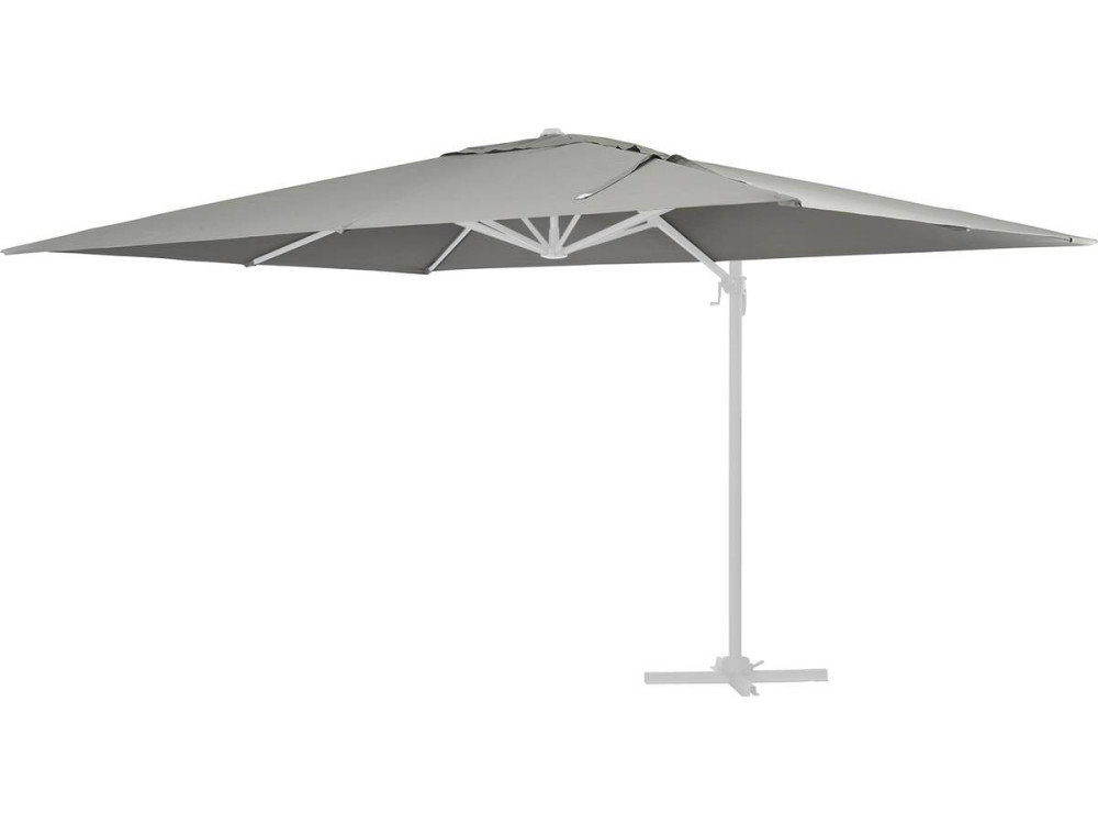 Tela de recambio para el parasol "Sun 3" - 3 x 3 m - Gris claro