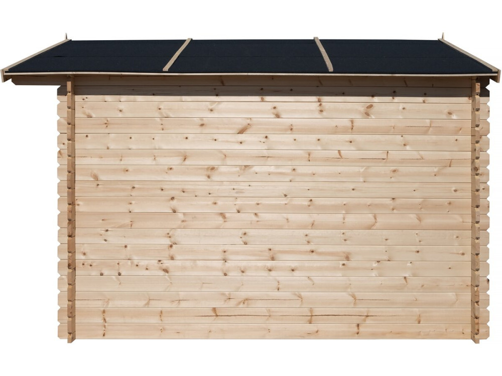 Caseta de jardín de madera 9,4 m² "Lys" - 320 x 298 x 225 cm - 28 mm