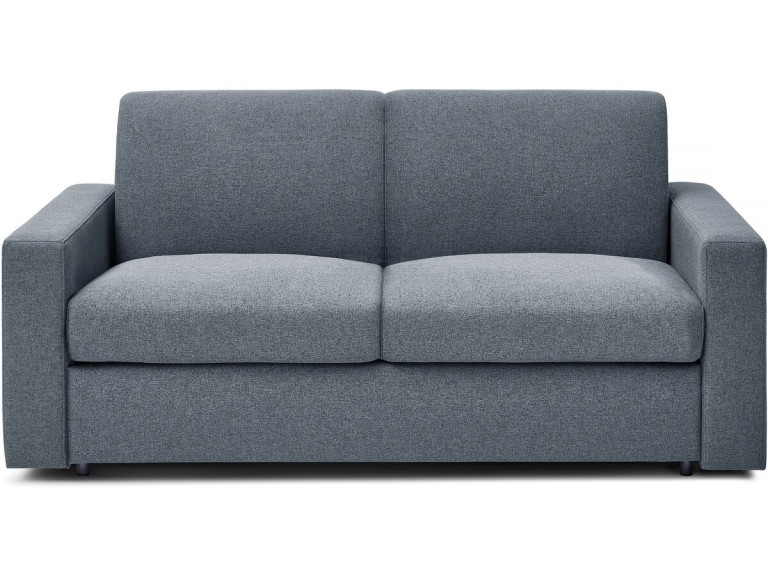 Sofá cama convertible express "Diana" de tela - Cama de 120 cm - 2 plazas - Gris