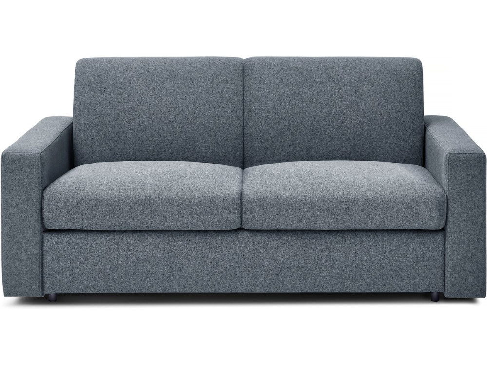 Sofá cama convertible express "Diana" de tela - Cama de 120 cm - 2 plazas - Gris
